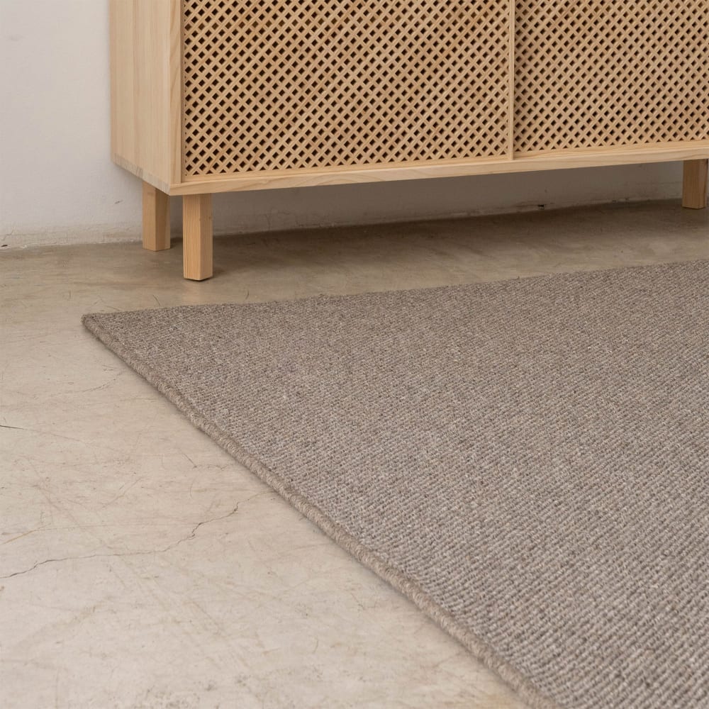Tapis 100% laine couleur Gris foncé 120x180 cm — vue 3