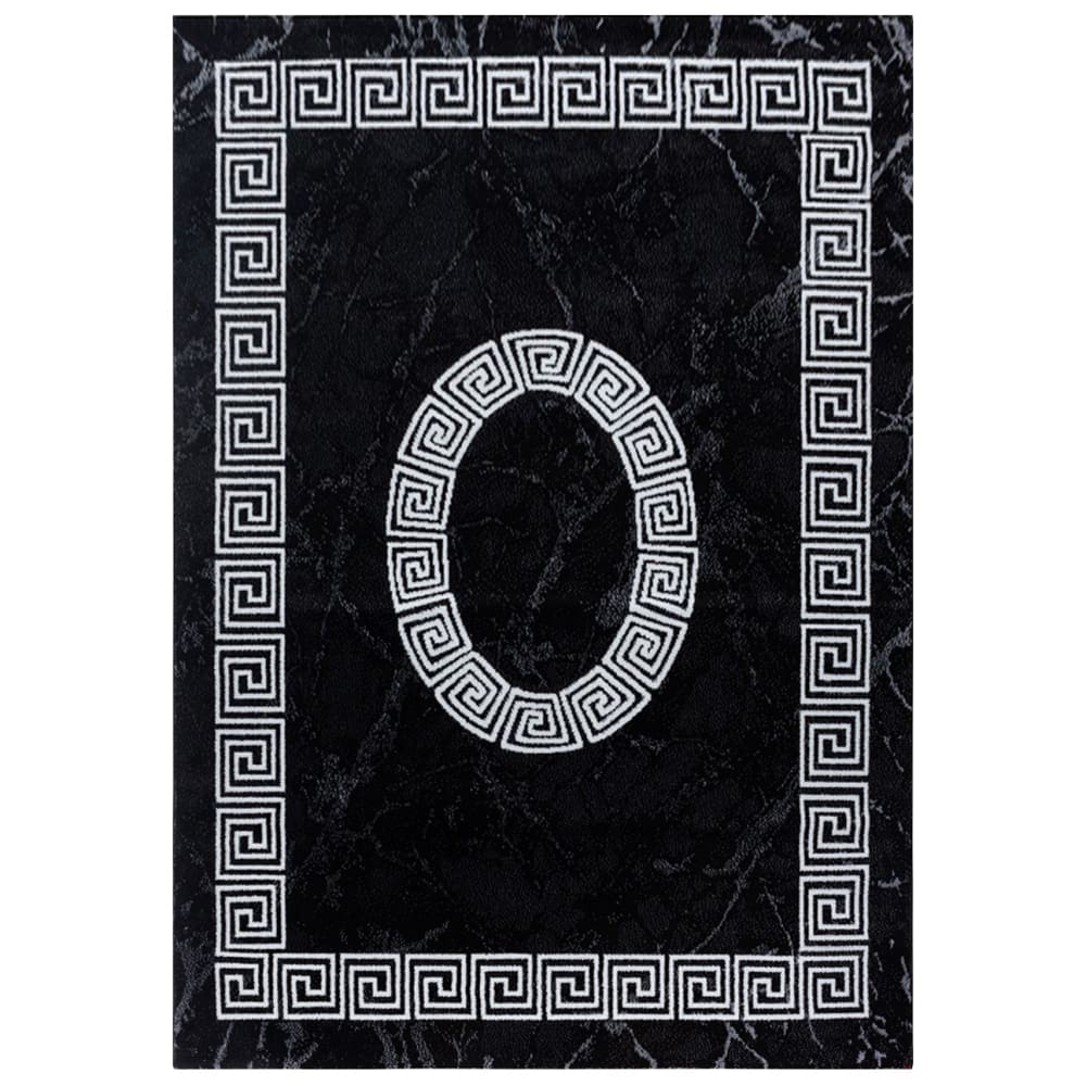 Tapis baroque noir 120x170cm