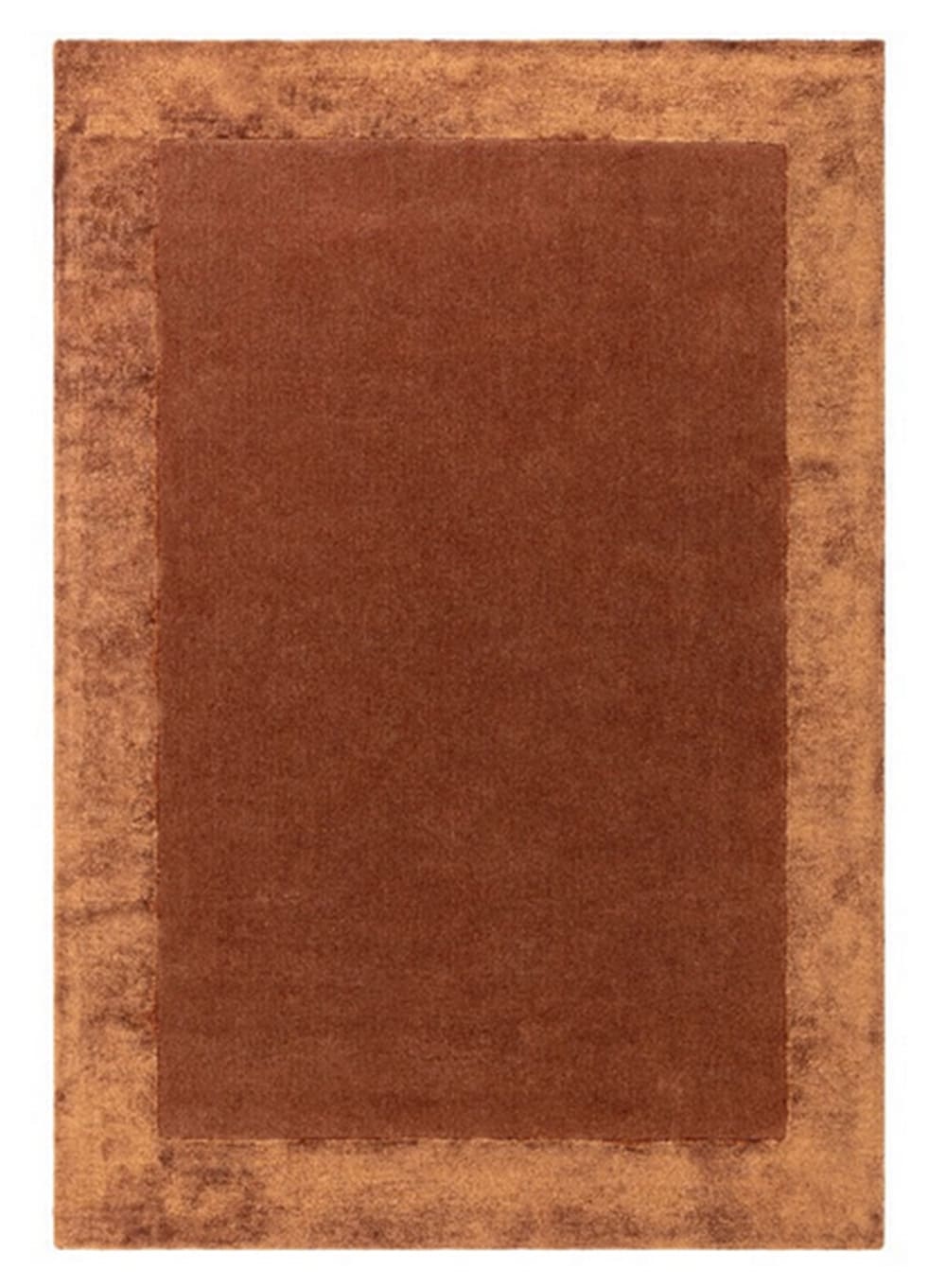 Tapis moderne en laine fait main orange 120x170 cm