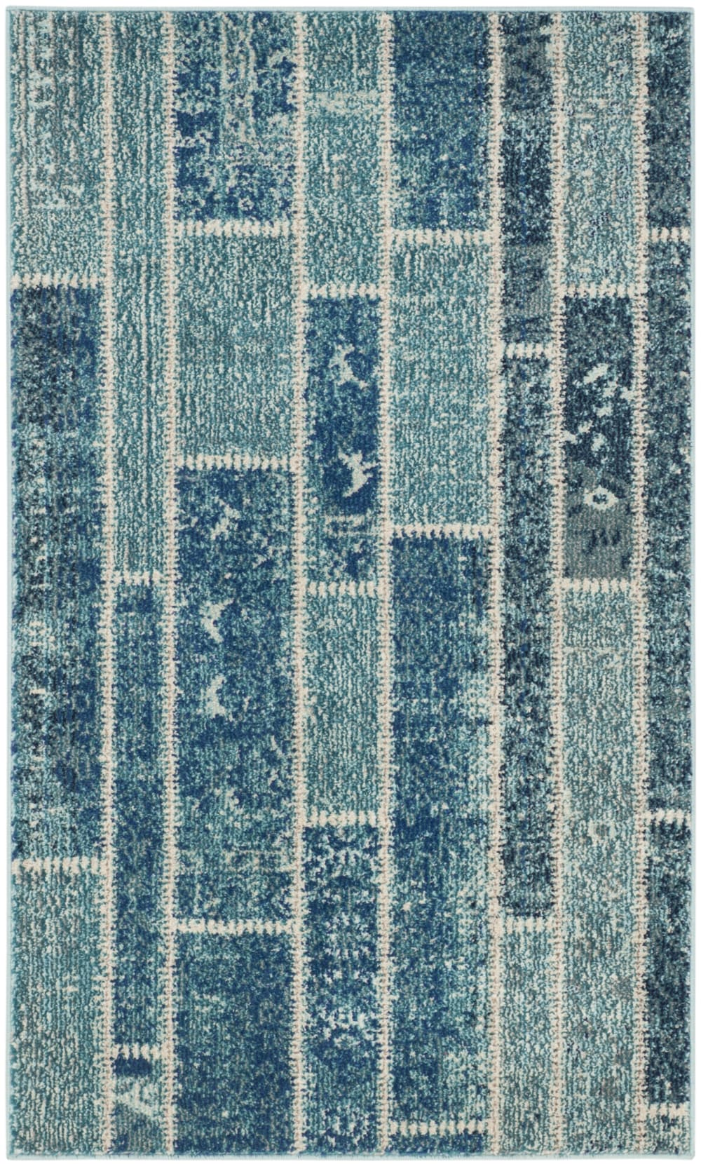 Tapis bleu 122 x 170