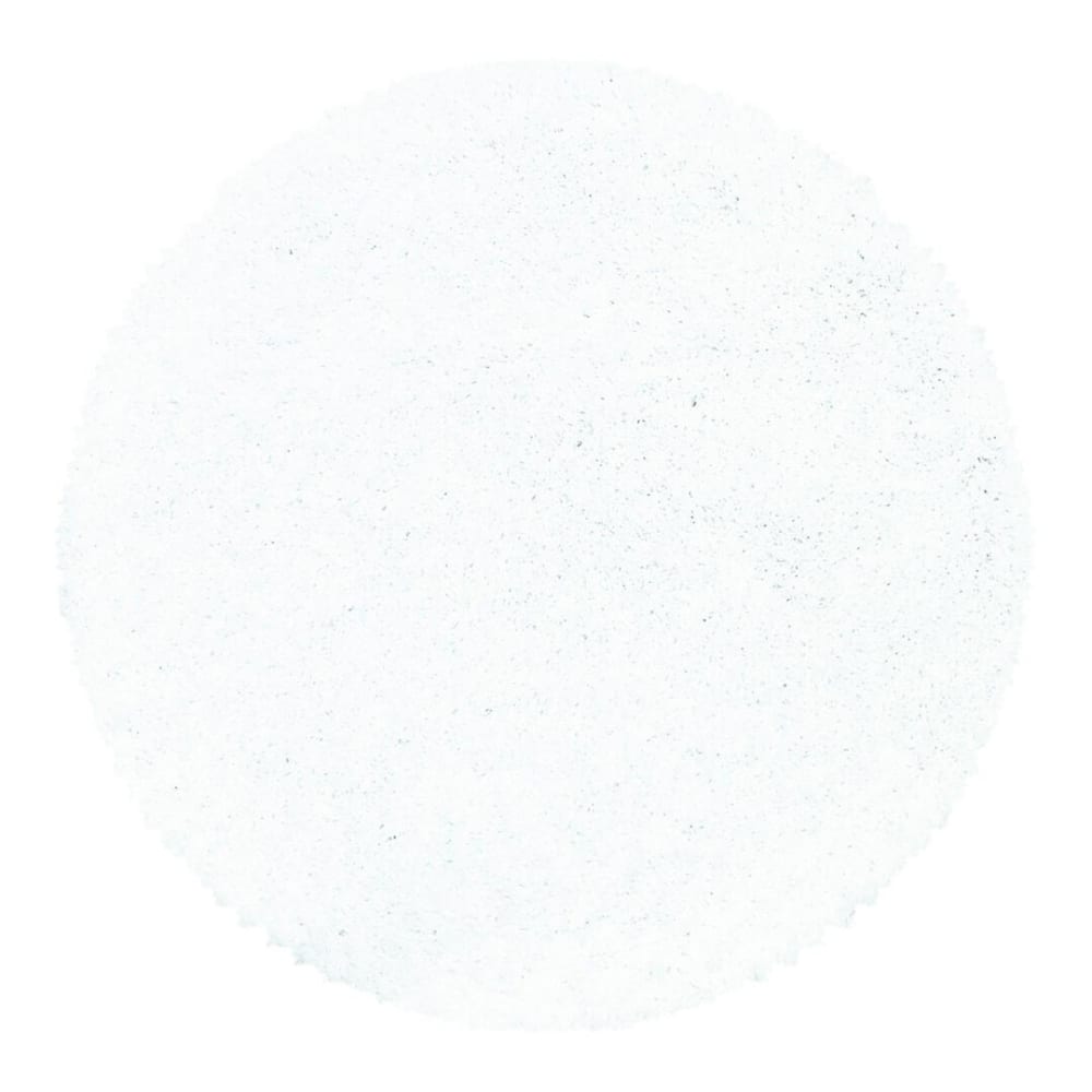 Tapis uni design en polypropylène blanc Ø 120