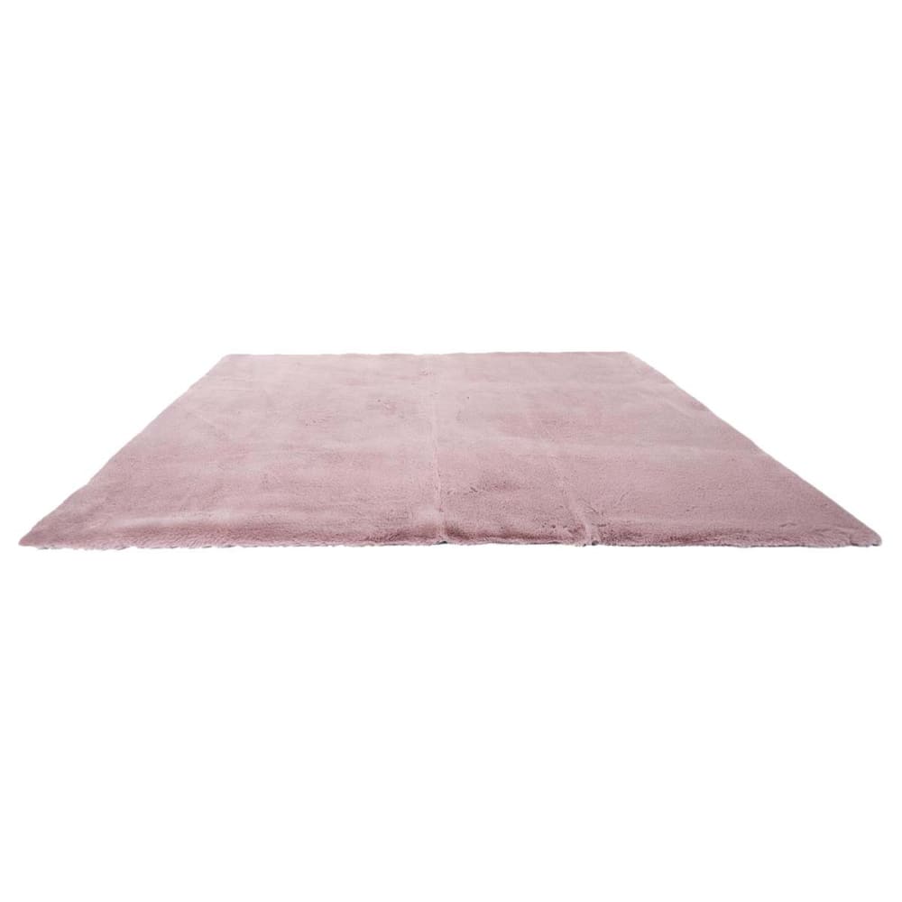 Tapis 120x170cm imitation fourrure fine rose — vue 4