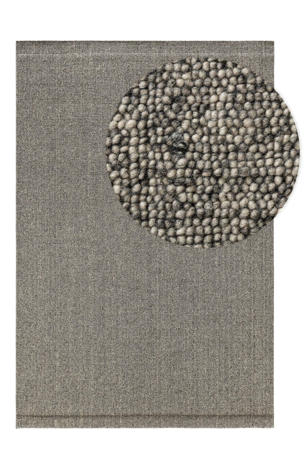 Tapis de laine gris 120x170