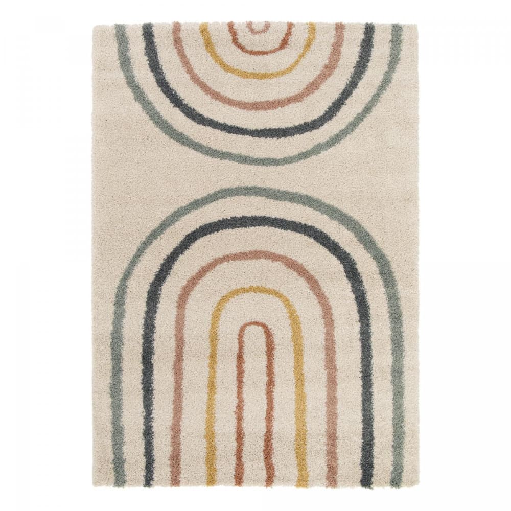 Tapis shaggy 120x170 - jaune