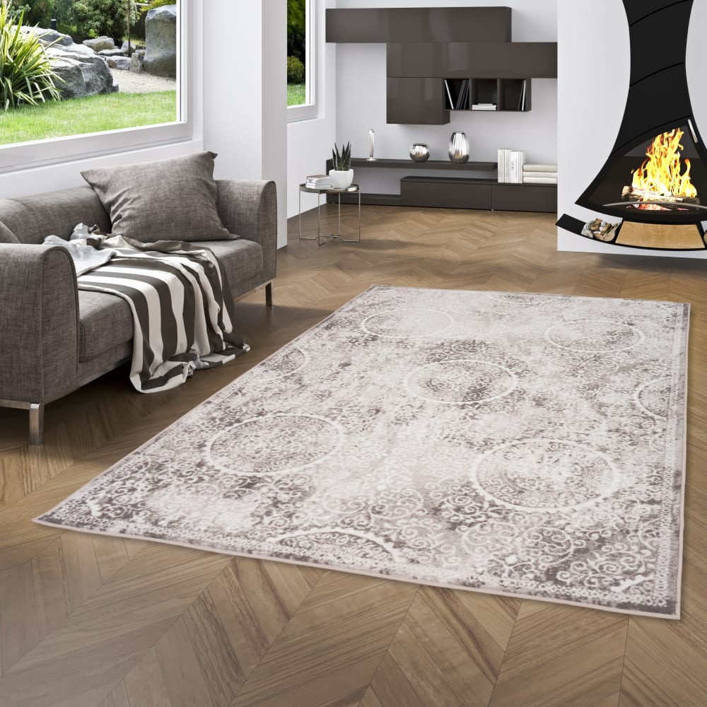 Tapis baroque gris 120x170 cm — vue 3