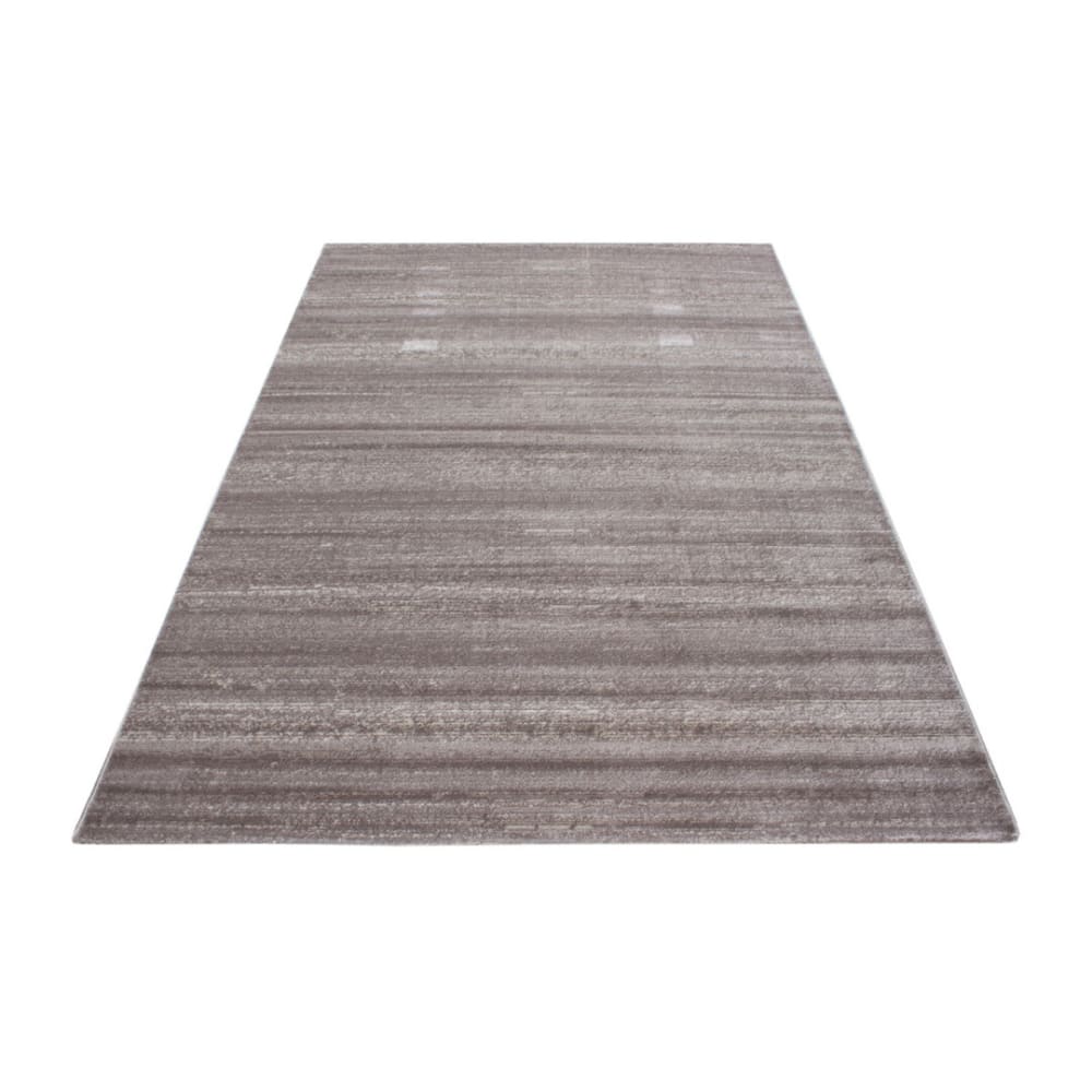 Tapis rayé contemporaine en polypropylène beige 120x170
