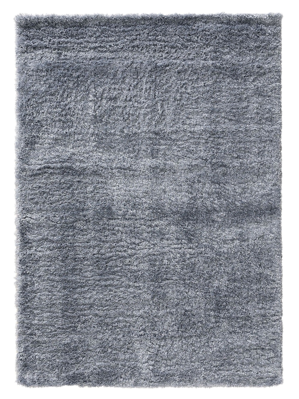 Tapis à poils longs bleu 120x170