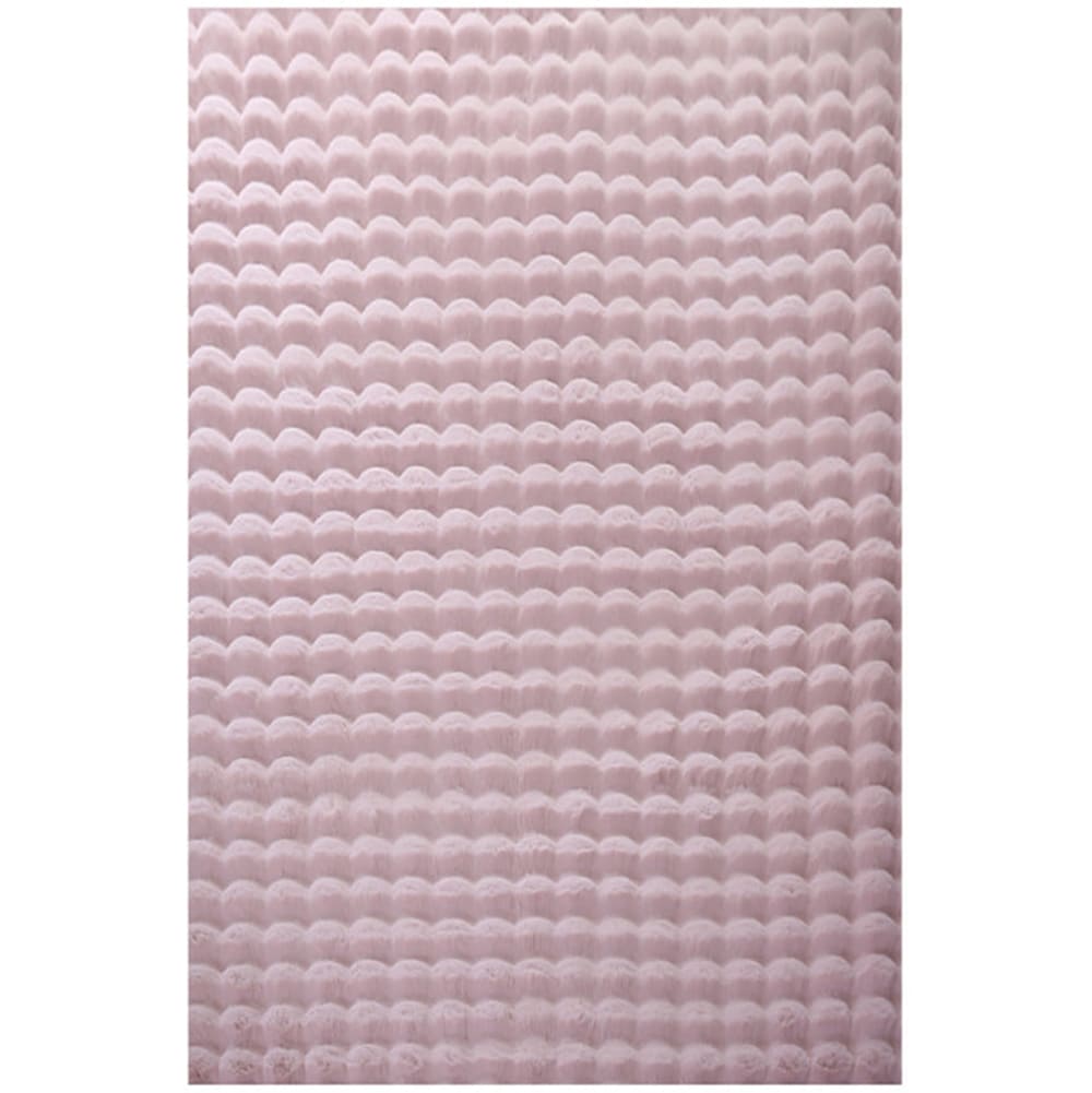Tapis de fourrure à - rose