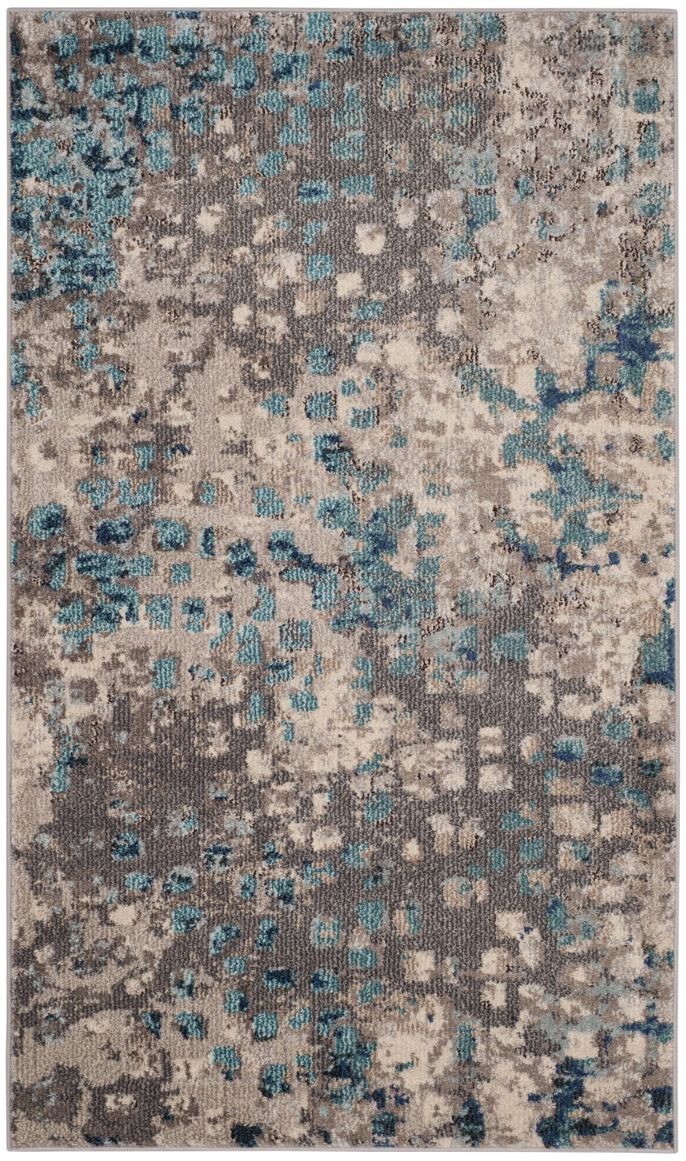 Tapis gris/bleu 122 x - 170