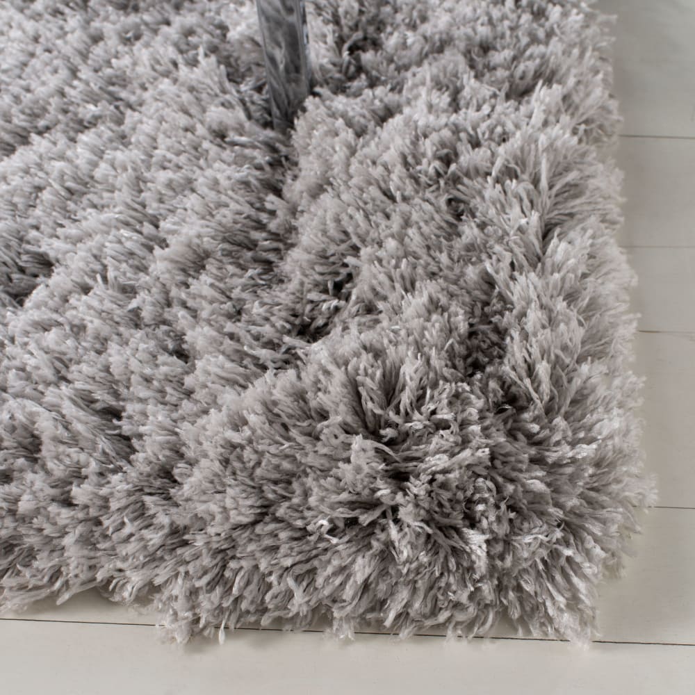 Tapis en polyester argent, 122 x 183 cm — vue 4