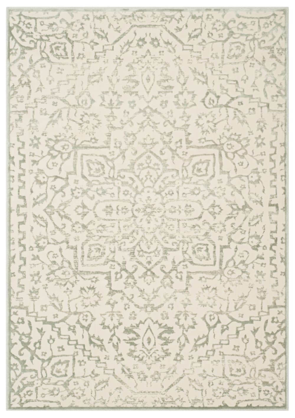 Tapis viscose bleu 122 - 170