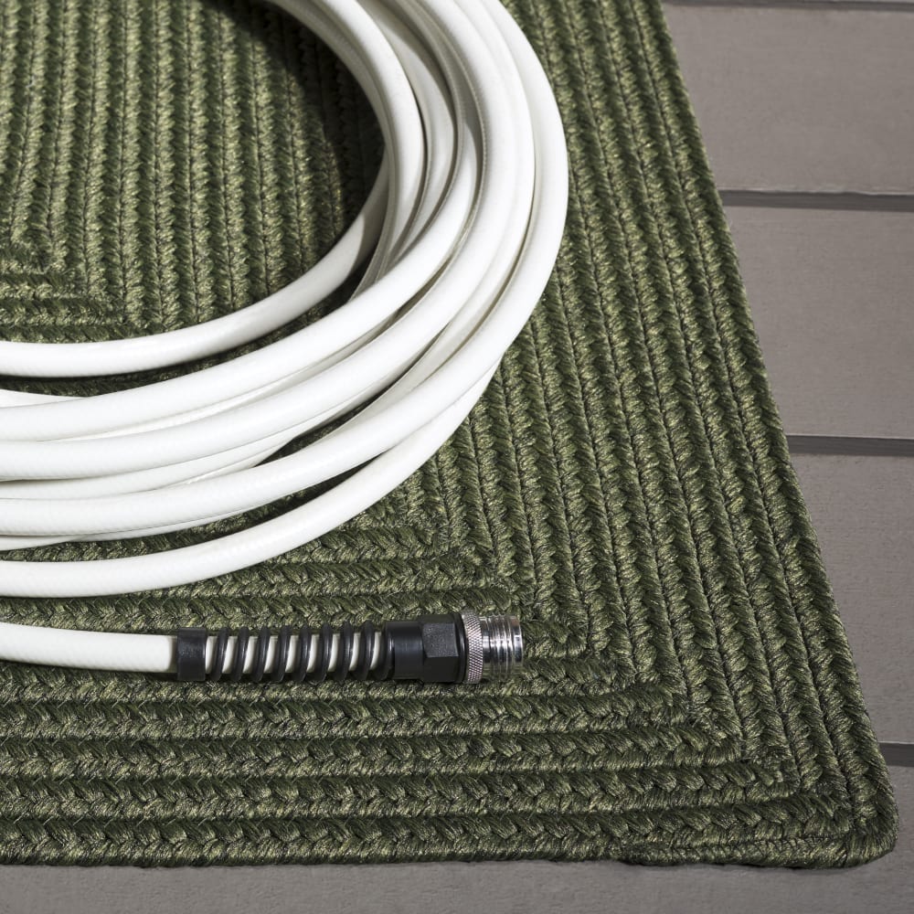 Tapis contemporain en polypropylène vert, 76 x 122 cm — vue 4