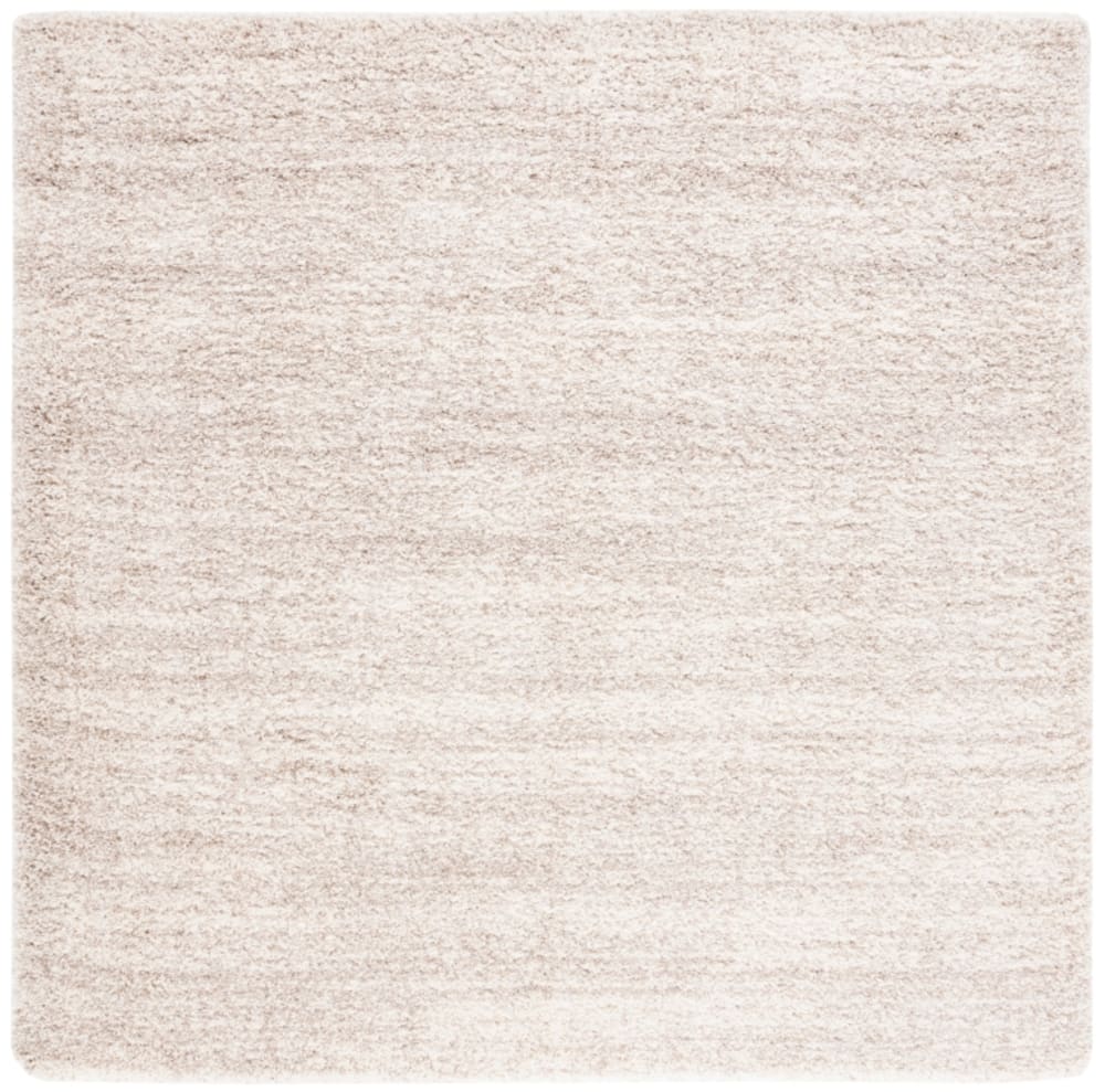 Tapis en polypropylène blanc/beige, 122 x 122 cm