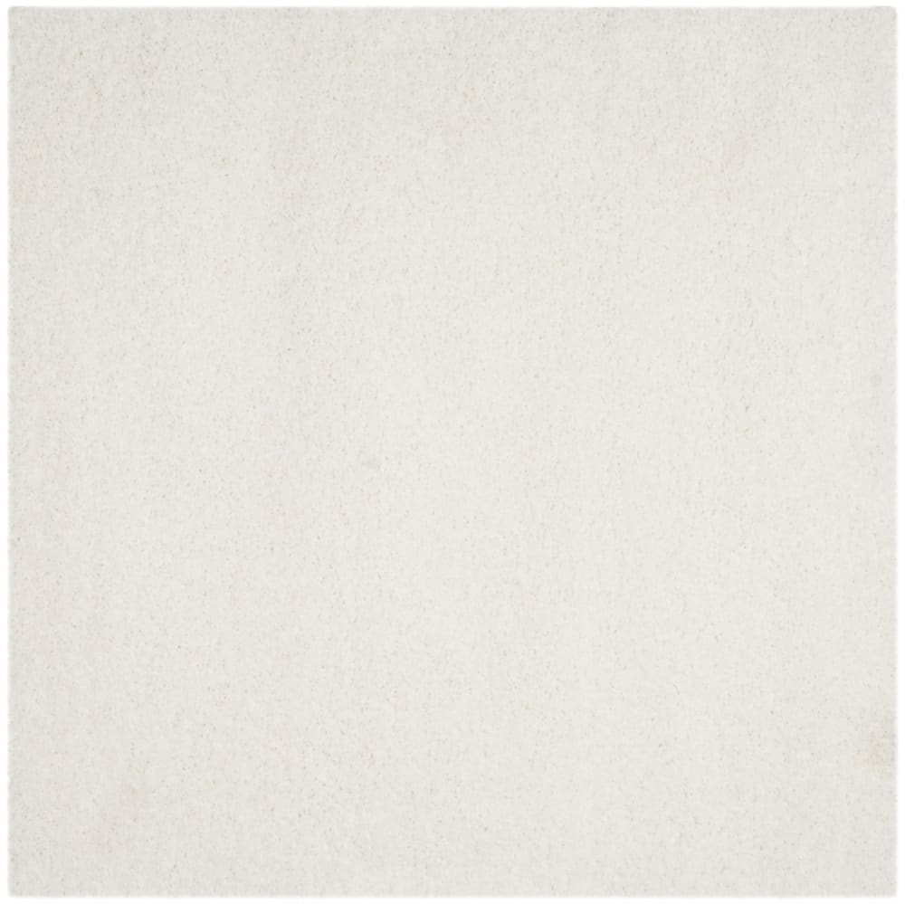 Tapis en polypropylène blanc, 122 x 122 cm