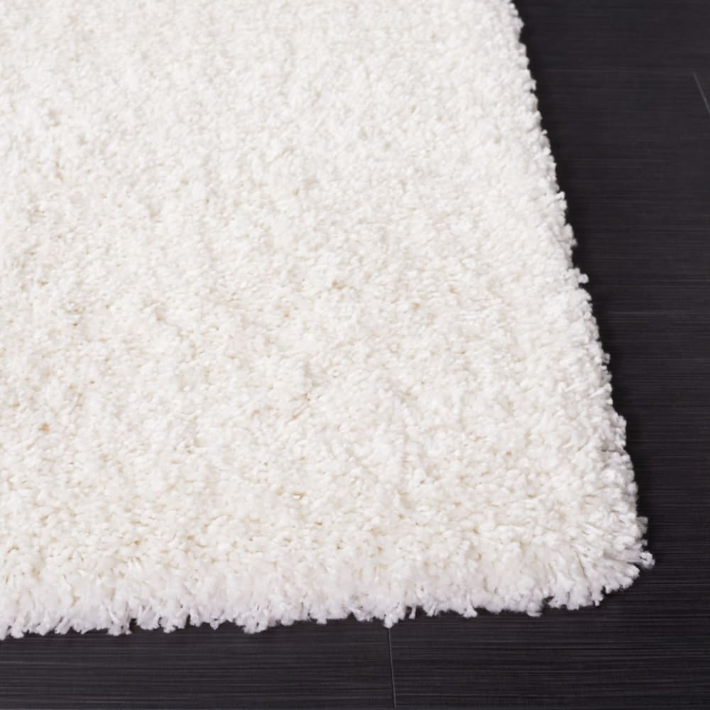Tapis en polypropylène blanc, 122 x 122 cm — vue 4