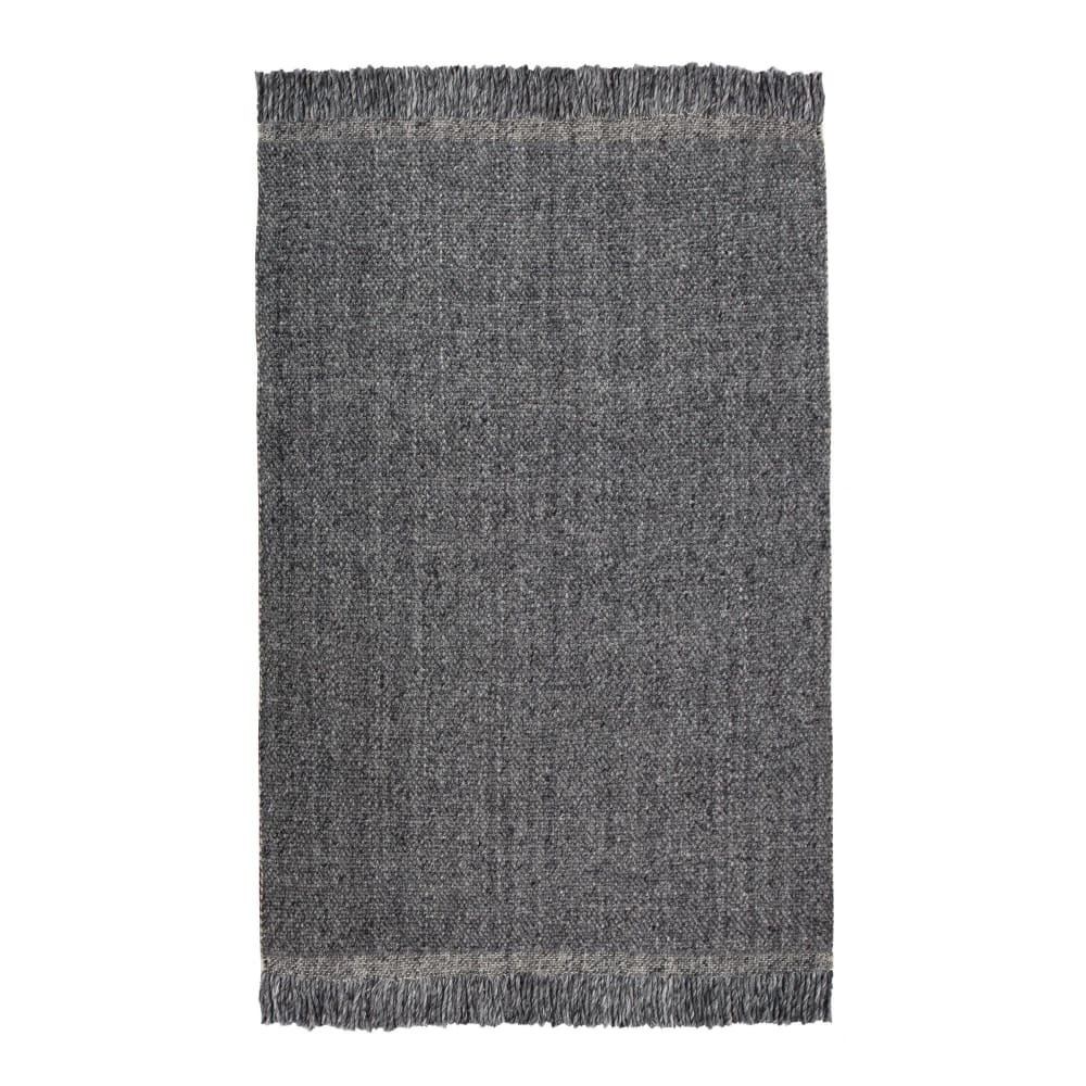 Tapis  en laine gris