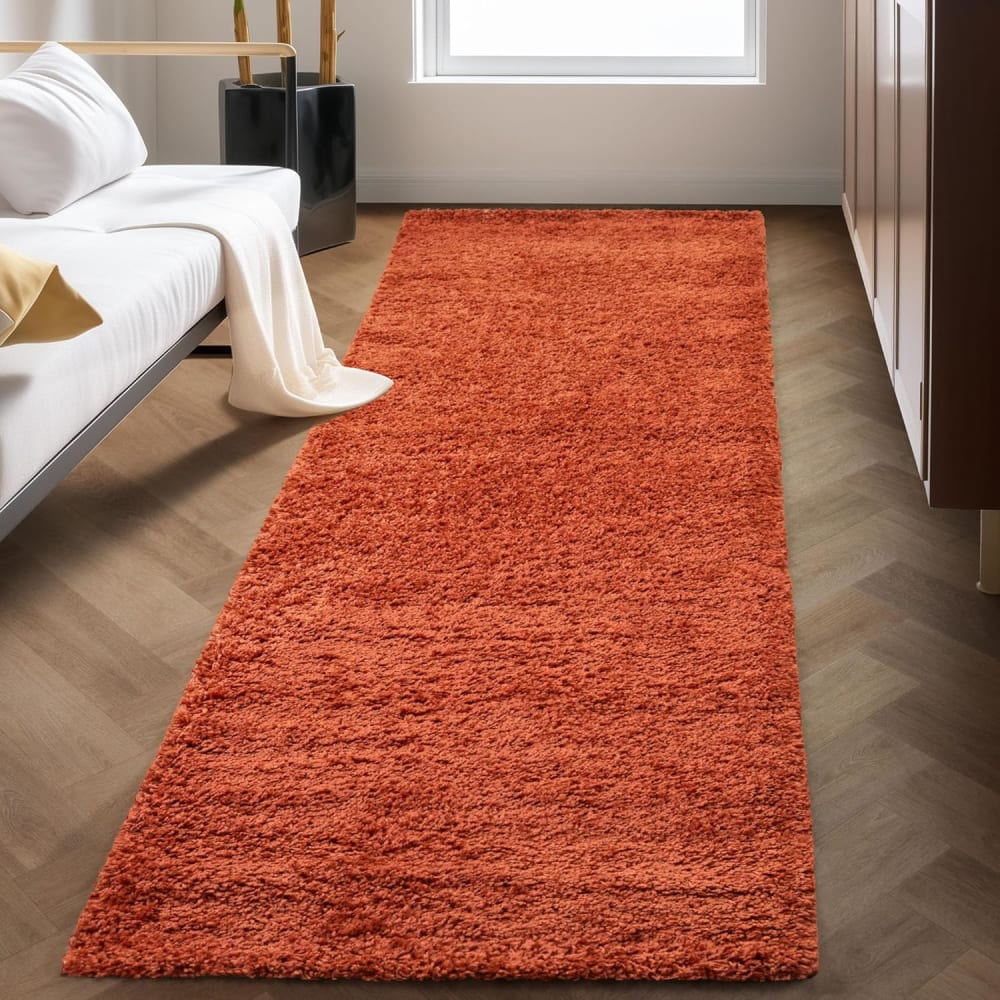 Shaggy - tapis uni à poils longs - terra 120 x 170 cm — vue 4