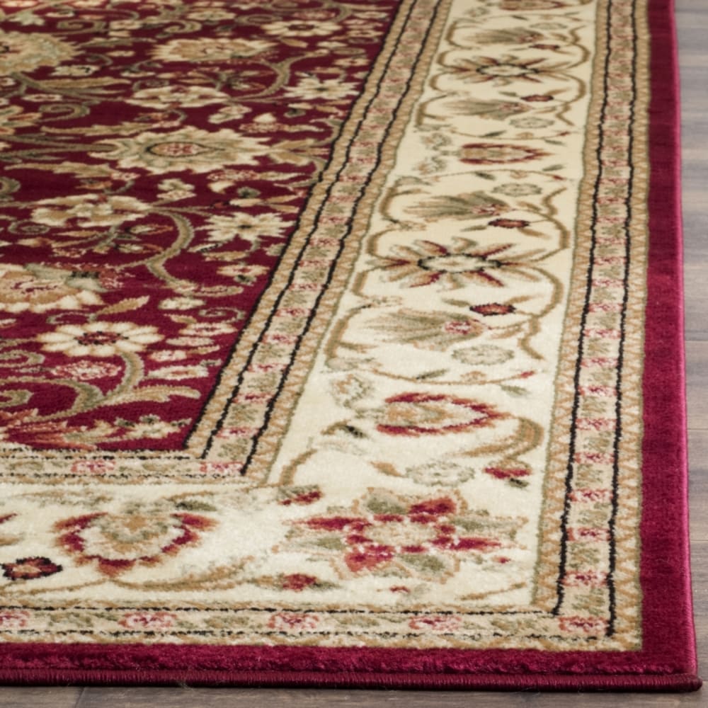 Tapis traditionnel en polypropylène rouge/blanc, 69 x 122 cm — vue 4