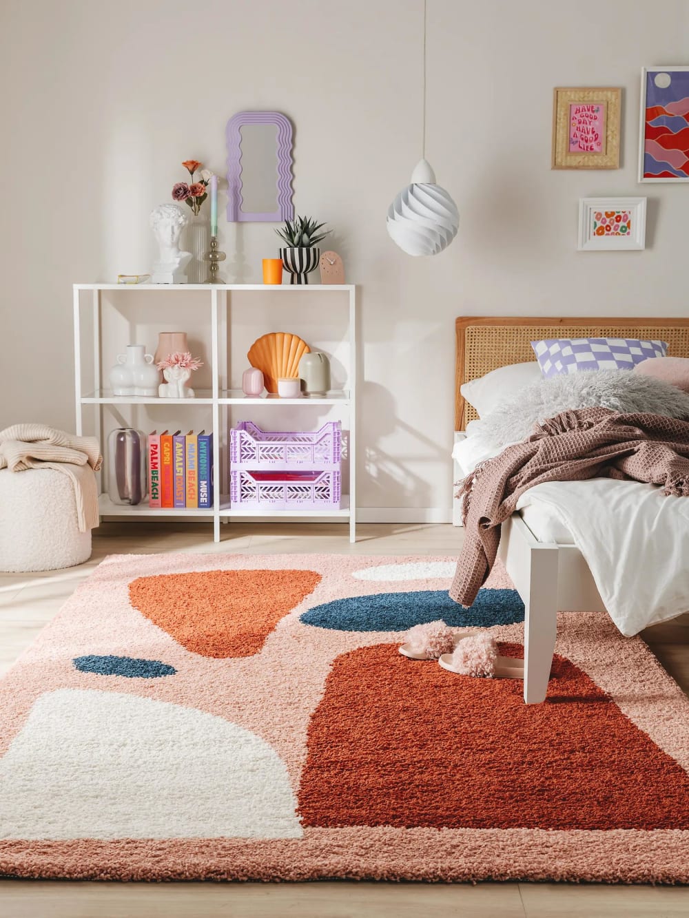 Hochflorteppich multicolor 120x170 - Maisons Du Monde