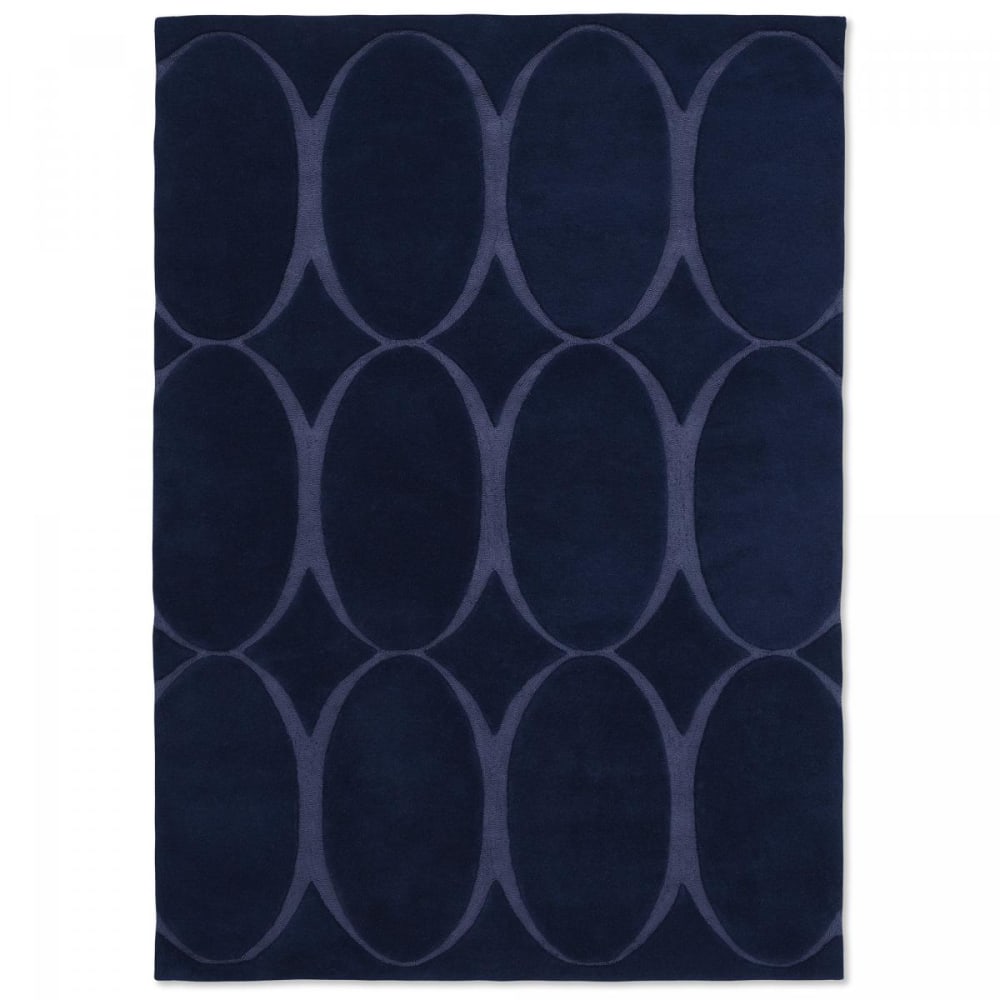 Tapis entrée 120x180 - bleu
