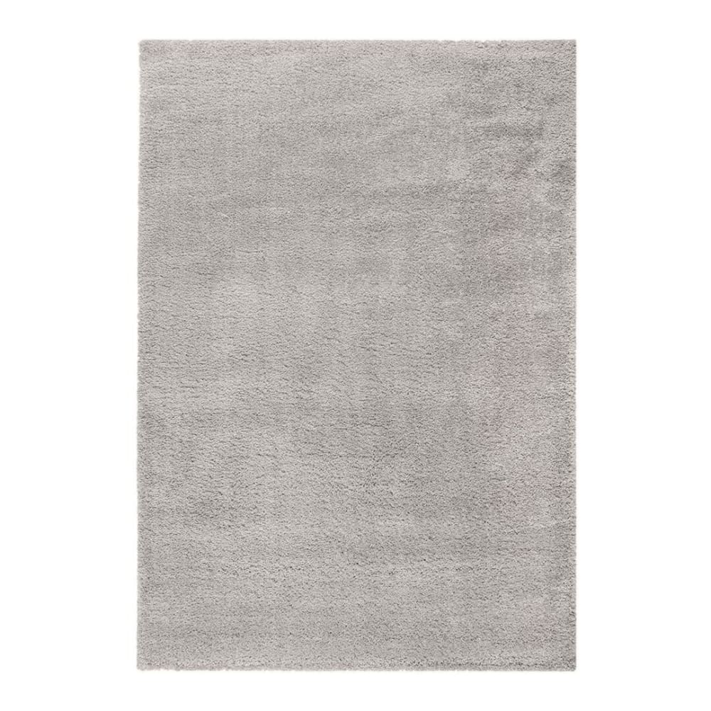 Tapis uni design en polypropylène gris 120x170