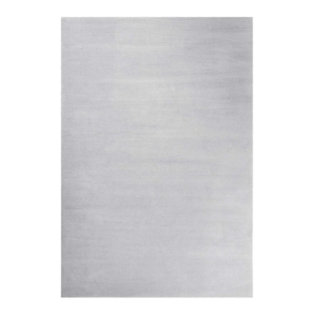 Tapis uni design en polyester acier 120x170