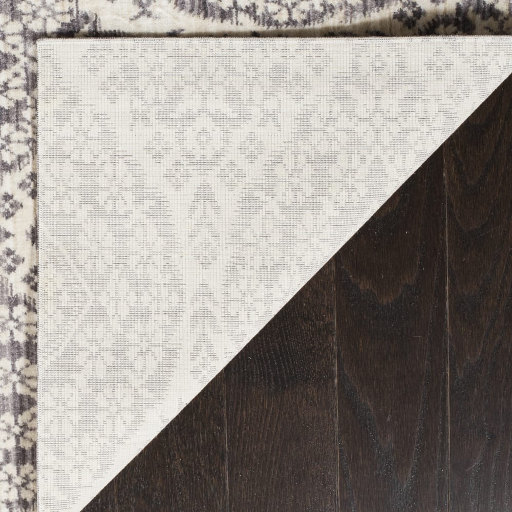 Tapis artisanat inspiré en polyester violet/beige, 122 x 183 cm — vue 4