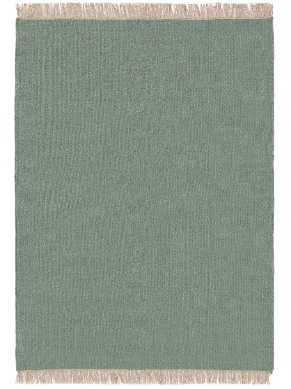 Tapis de laine vert clair