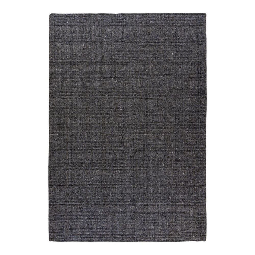 Tapis  design en laine anthracite 120x170