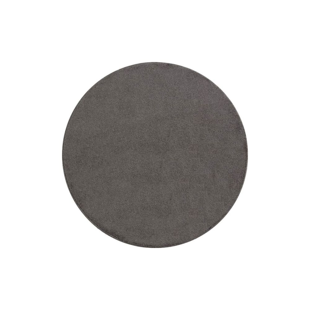 Tapis uni contemporaine en polypropylène marron Ø 120