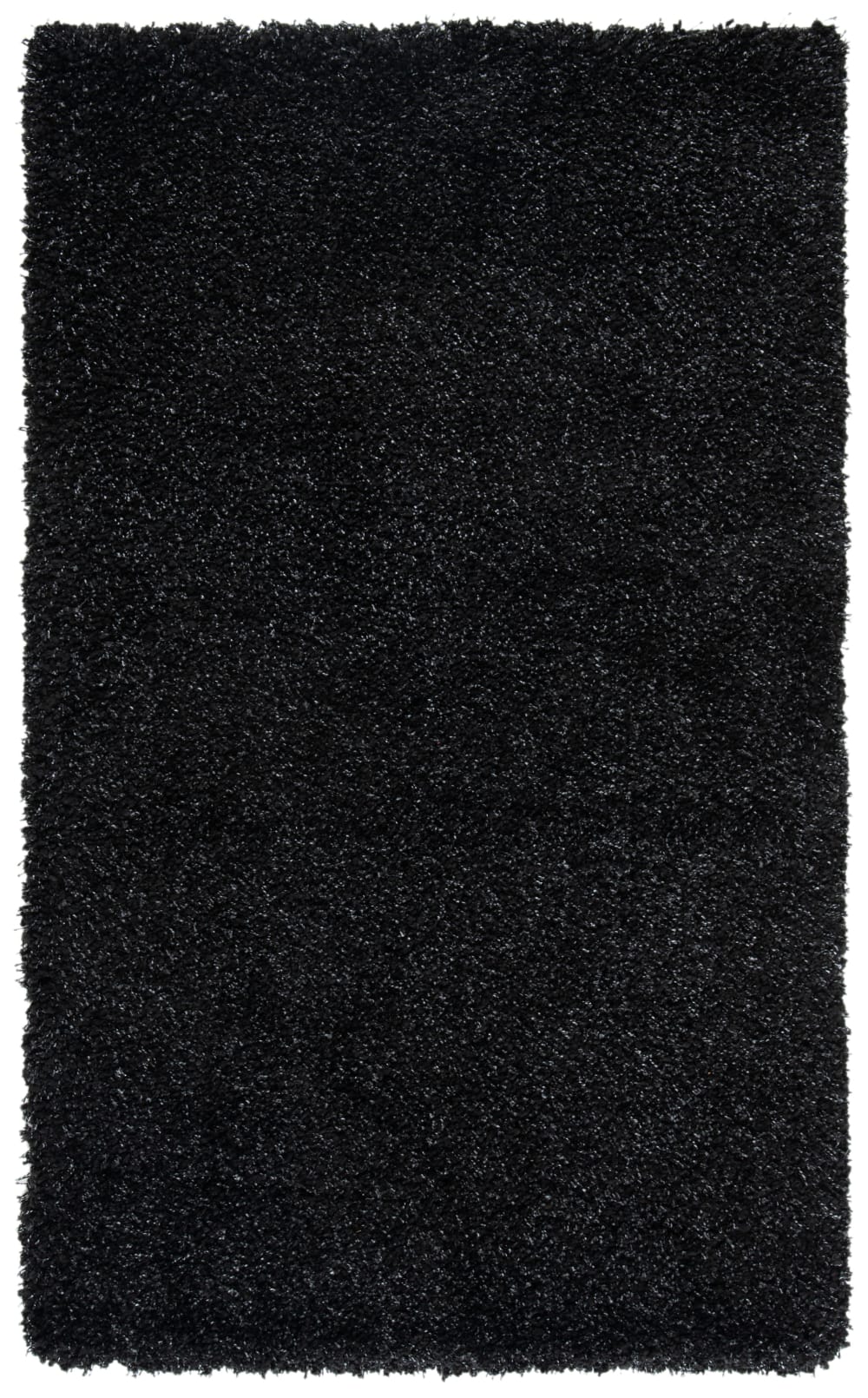 Tapis en polypropylène noir, 122 x 183 cm