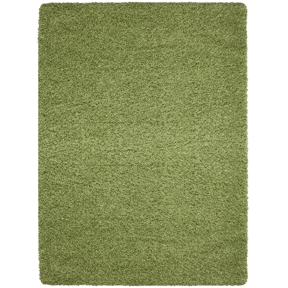 SHAGGY - Tapis Uni à poils longs - Vert 120 x 170 cm