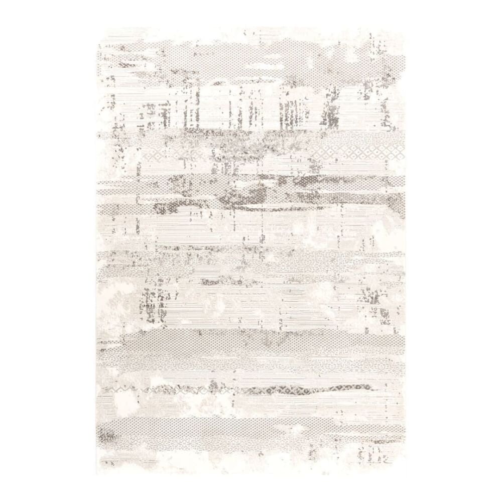 Tapis design en polyester crème 120x170