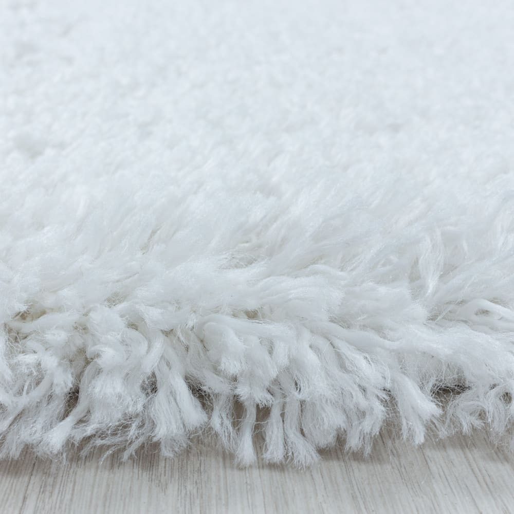 Tapis cosy à poils longs blanc 120x170cm — vue 4