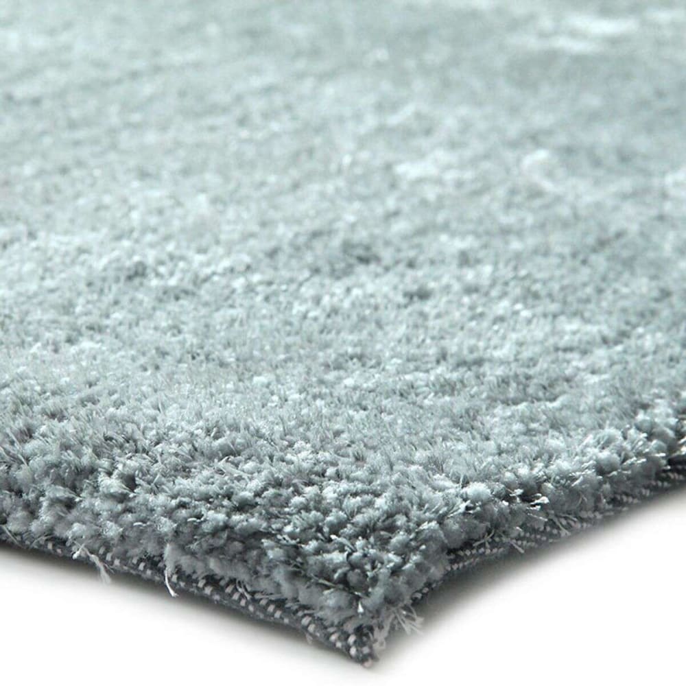 Tapis poils longs toucher laineux gris nuage 120x170 — vue 3