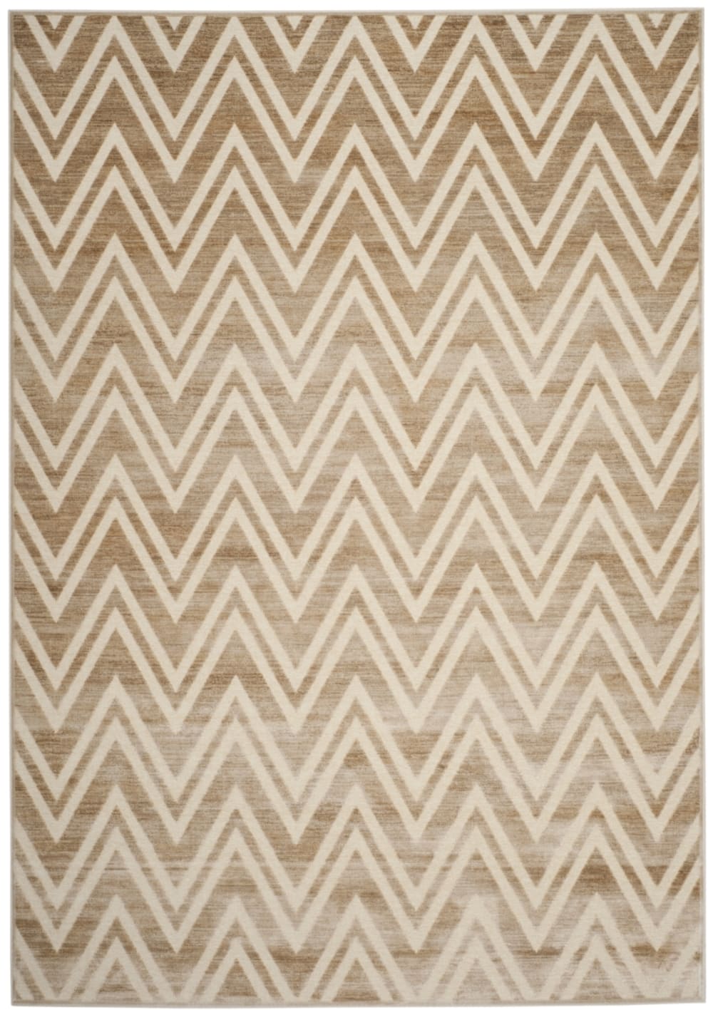 Tapis de transition en viscose beige, 122 x 170 cm
