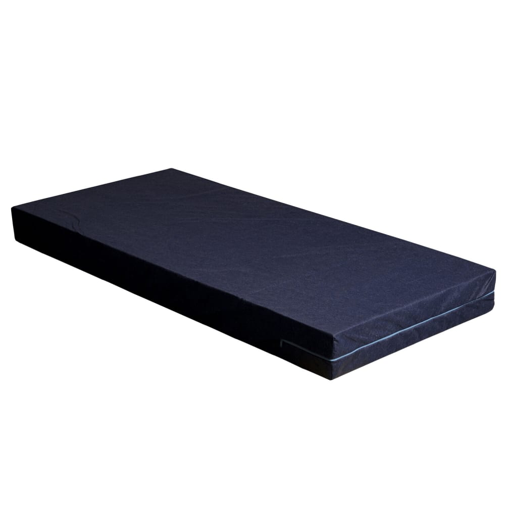 Matelas d'appoint mousse hr bleu 90x190 12cm