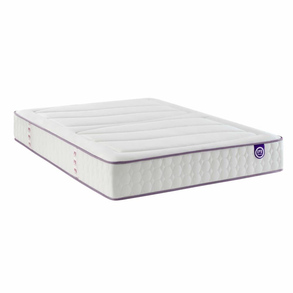 Matelas ressorts ensachés et mémoire de forme 120x190
