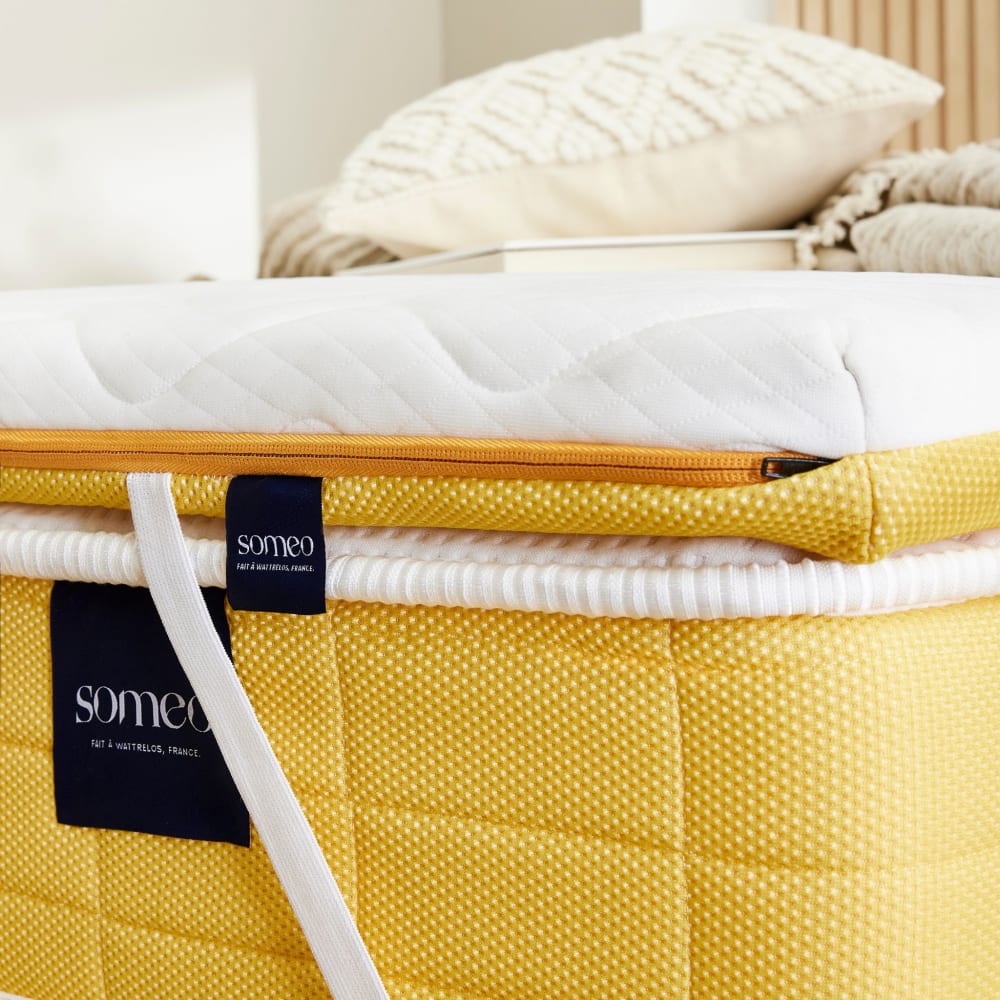 Surmatelas mousse 7 cm 120x190 ferme