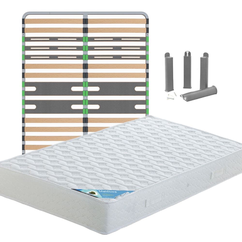 Pack  matelas + altozone 120x190 + pieds