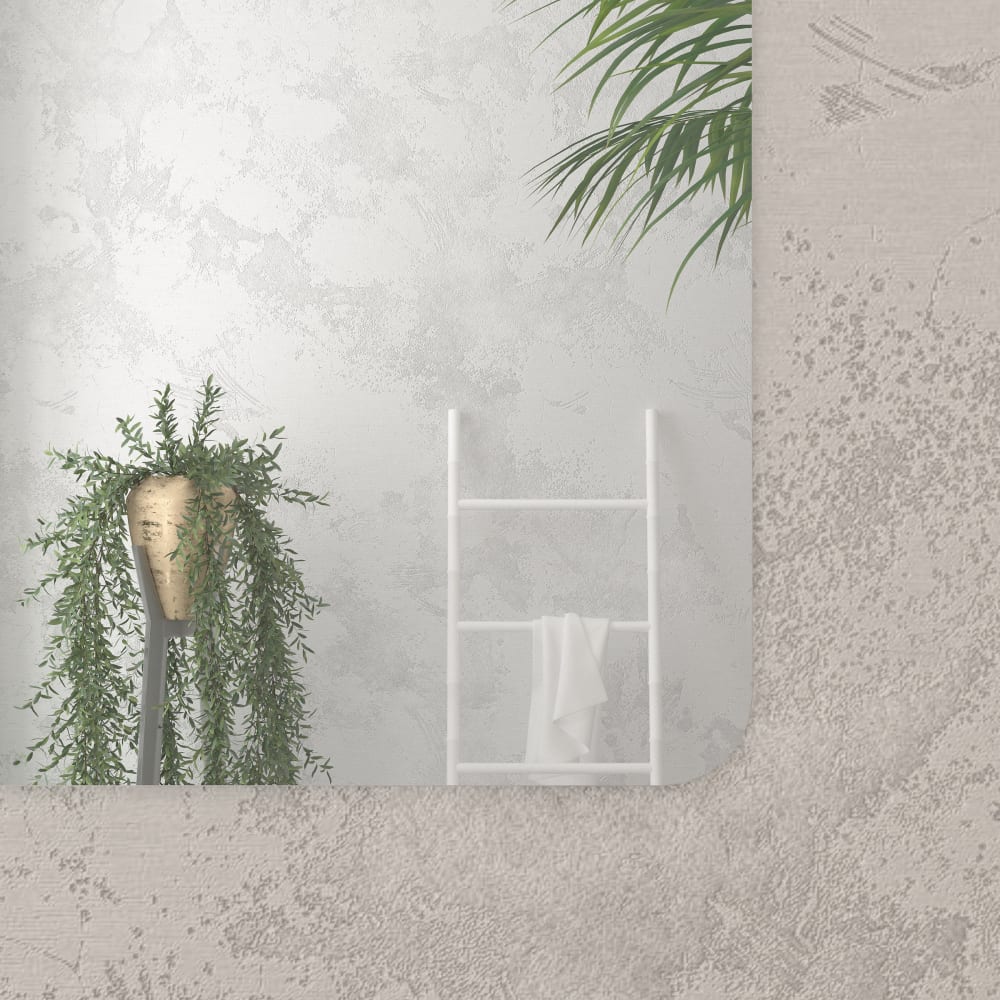 Miroir salle de bains en aluminium transparent 1x120x70cm — vue 4