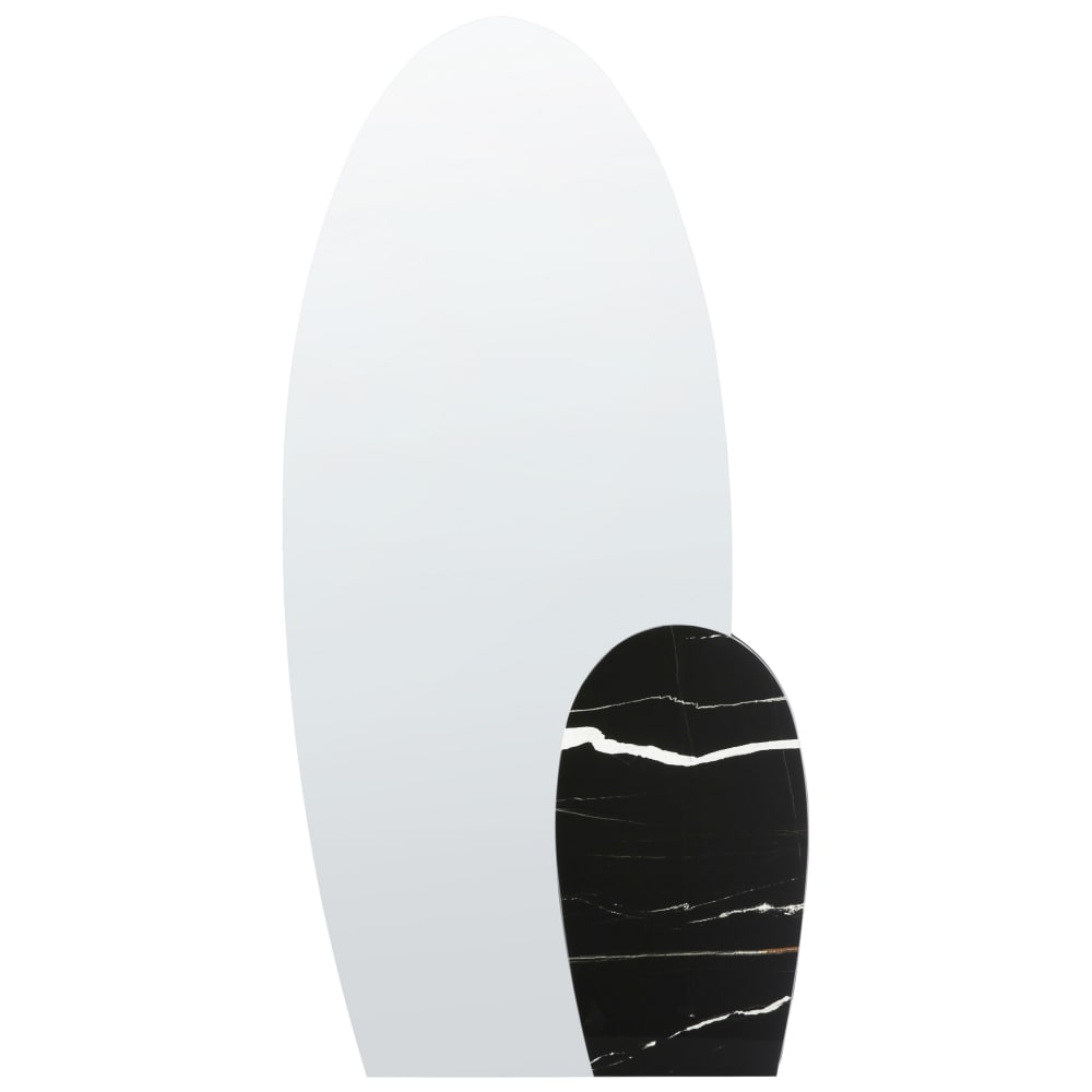 Miroir en verre noir 120x58