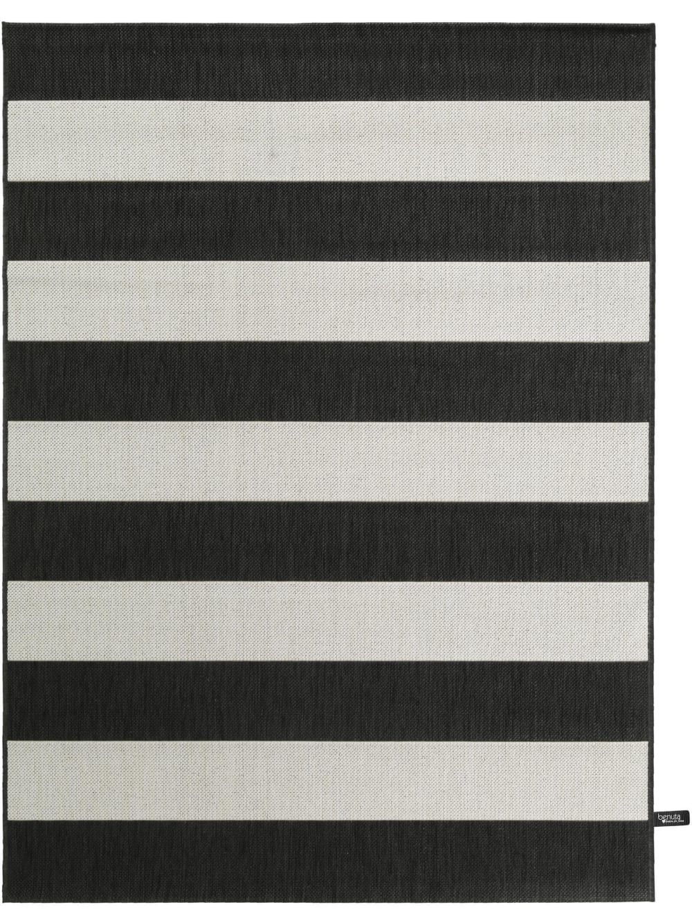 Tapis d'extérieur & intérieur noir 120x170