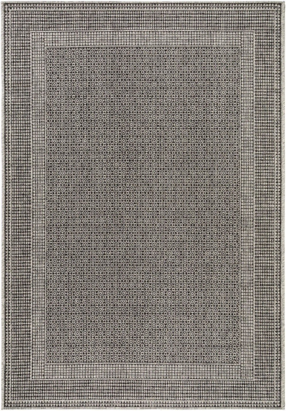 Tapis d'extérieur & intérieur anthracite 120x170