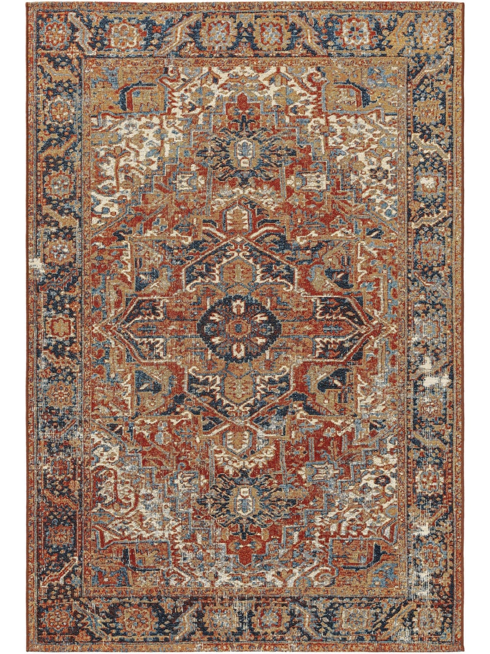 Tapis d'extérieur & intérieur multicouleur 120x180