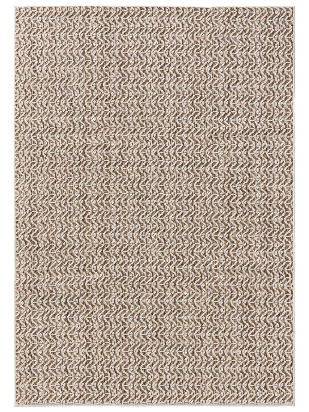 Tapis d'extérieur & intérieur crème/beige 120x170