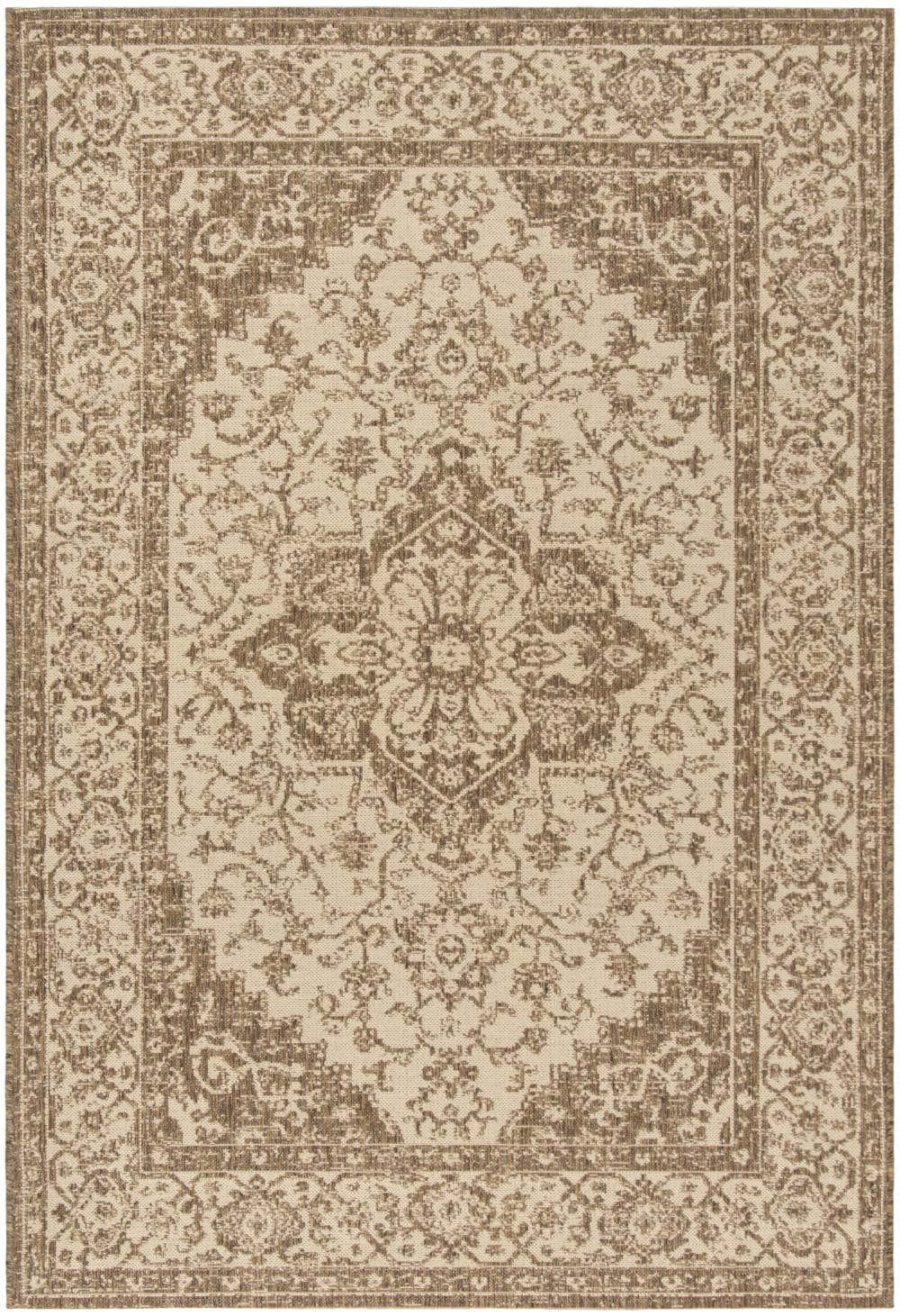 Tapis beige 122 x 183 cm