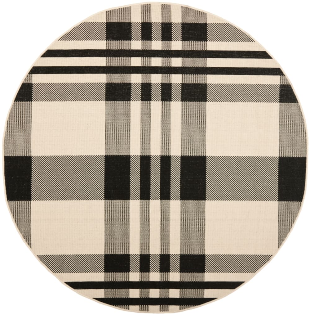 Tapis noir / or 122 x 122 cm