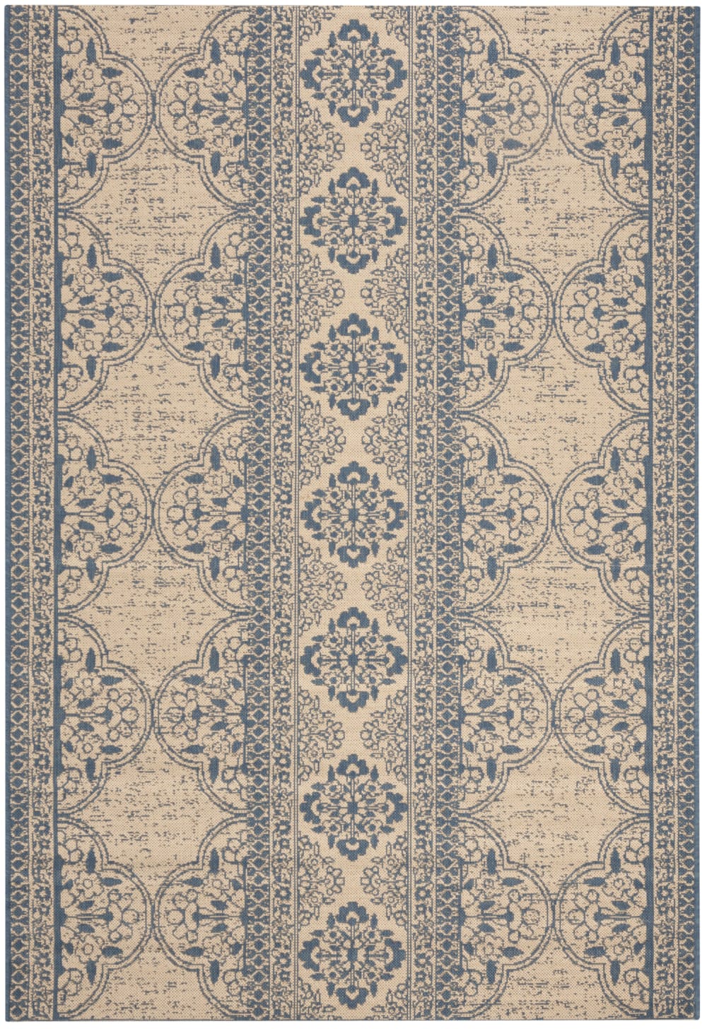 Tapis bleu 122 x 183 cm