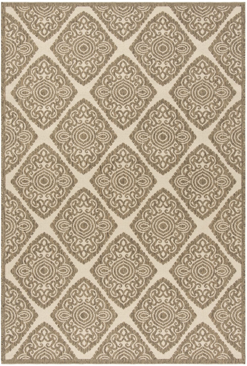 Tapis beige 122 x 183 cm